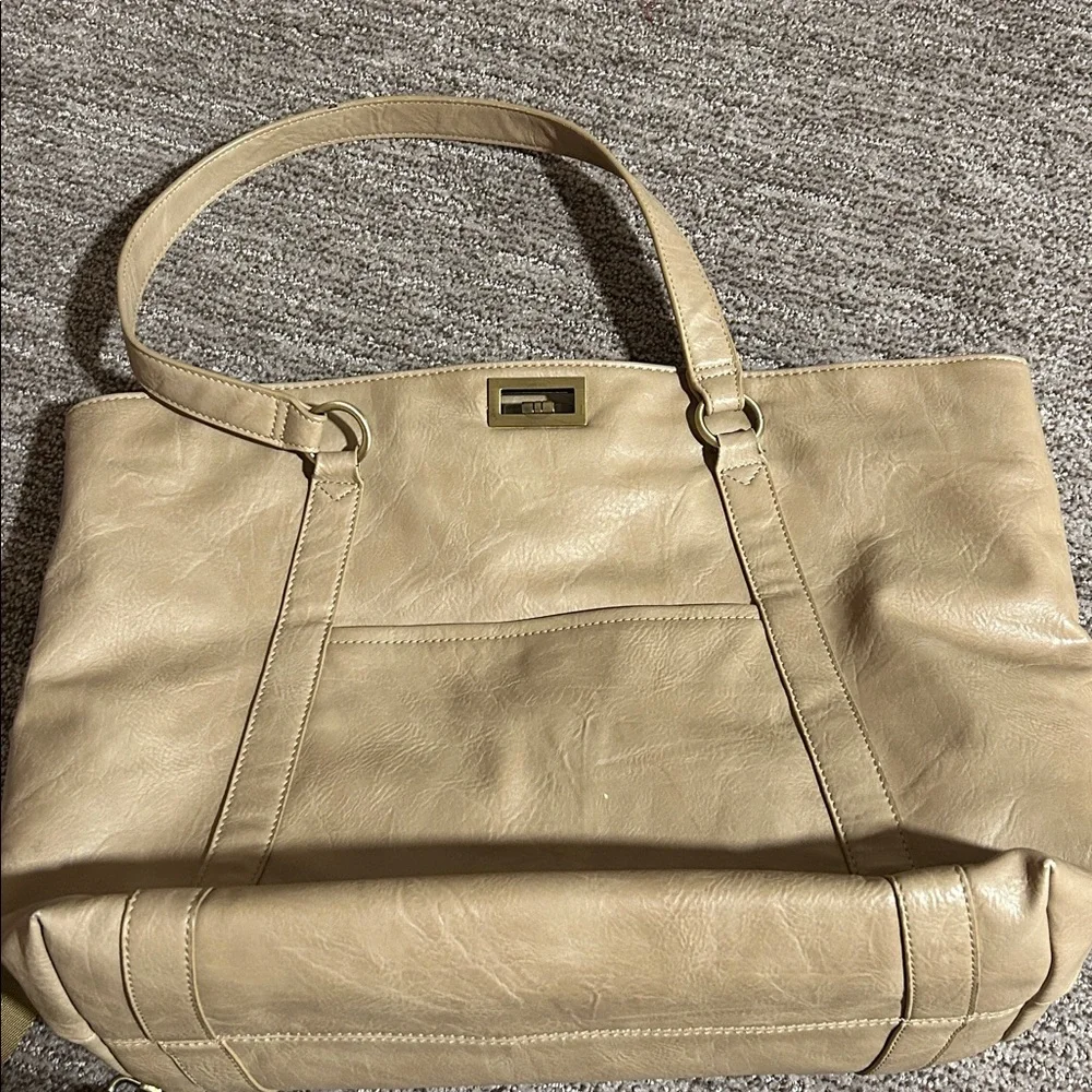 Azaria faux Leather Tote backpack bag - Picture 1 of 3
